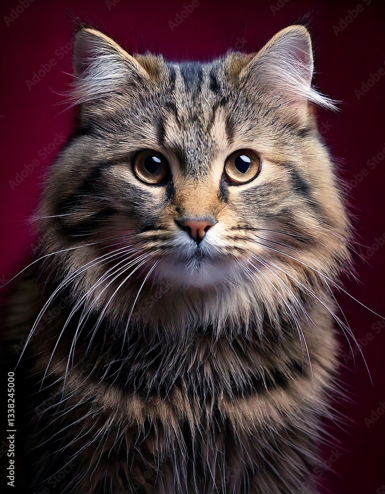 Cute cat face with clear eyes Cute cat face with clear eyes