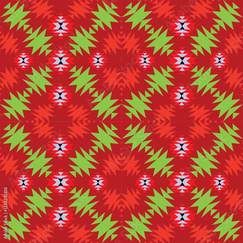 Colorful geometric stripes seamless patttern. Ethnic southwest pattern used as a background for cards, printed materials, textiles, cloth, wallpaper, wrapping paper.