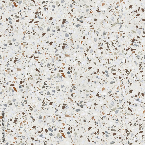 Fotografía seamless multi color terrazzo cement texture background