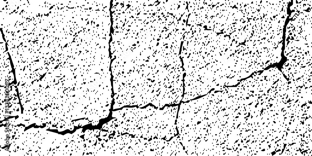 Fototapeta premium Black grainy texture isolated on white background. Distress overlay textured. Grunge design elements, Dust overlay textured. Grain noise particles. Rusted white effect. 