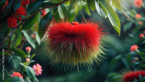Sikat botol (Bottlebrush flower) is a well-liked ornamental plant due to its flower's resemblance to a bottlebrush. This flower attracts insects like butterflies and bees, which assist in pollinati...