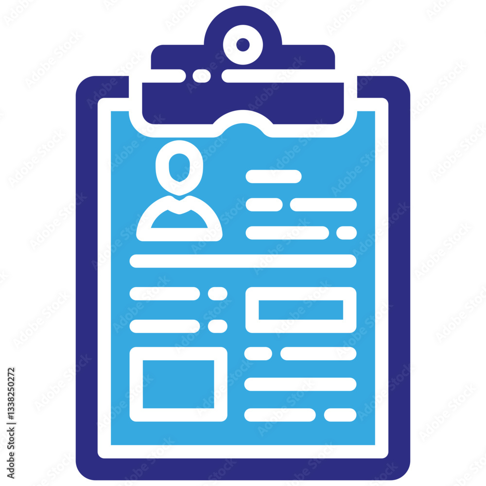 Resume icon in Glyph Dual Color Style. Simple Vector Design. Simple Vector Glyph Icon Resume icon in Glyph Dual Color Style. Simple Vector Design. Simple Vector Glyph Icon