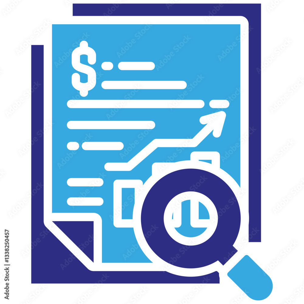 Analyze icon in Glyph Dual Color Style. Simple Vector Design. Simple Vector Glyph Icon Analyze icon in Glyph Dual Color Style. Simple Vector Design. Simple Vector Glyph Icon