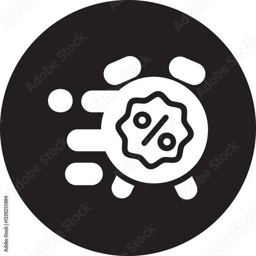 sale time glyph icon