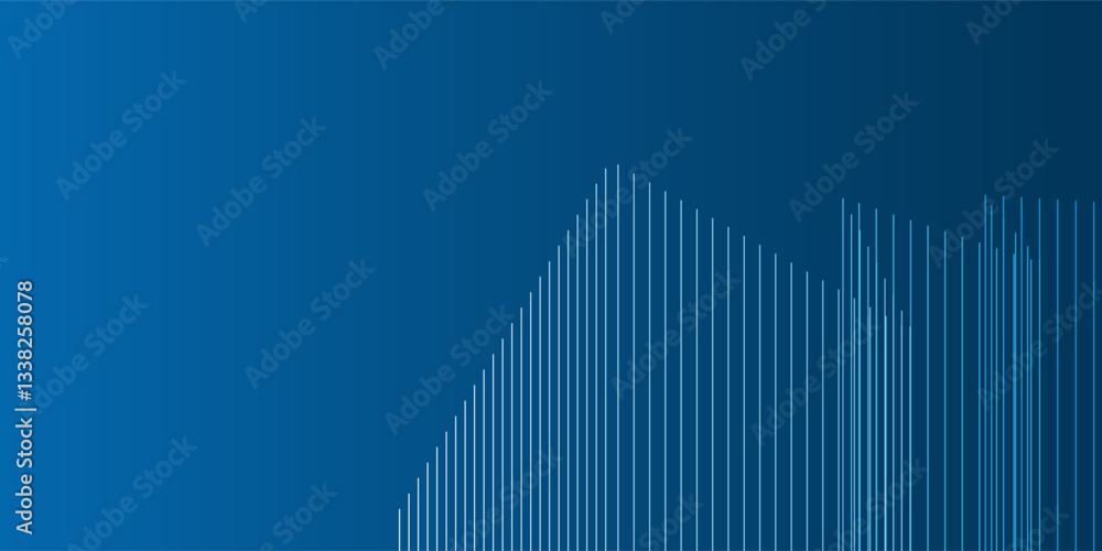 A sleek blue abstract background with converging lines and smooth gradients. The dynamic design and subtle transitions create a visually appealing and versatile backdrop for various creative projects.
