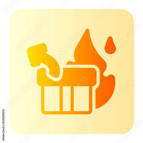 shipment gradient icon