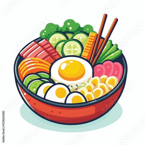 bibimbap, asian, cuisine, meal, healthy, delicious, food, rice, gourmet, korean food, vegetable, cooking, dinner, fresh, colorful, bowl, lunch, traditional, dish, egg, beef, spicy, korean, carrot, mea