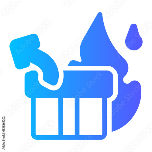 shipment gradient icon
