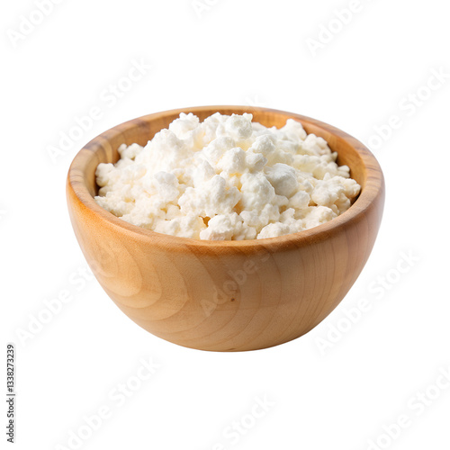 Wallpaper Mural A photo of a Cottage cheese wooden bowl Torontodigital.ca