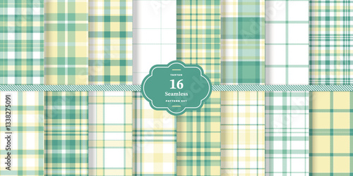 Plaid pattern seamless. Dark Mustard & Midnight Charcoal Tartan Textile Design. 