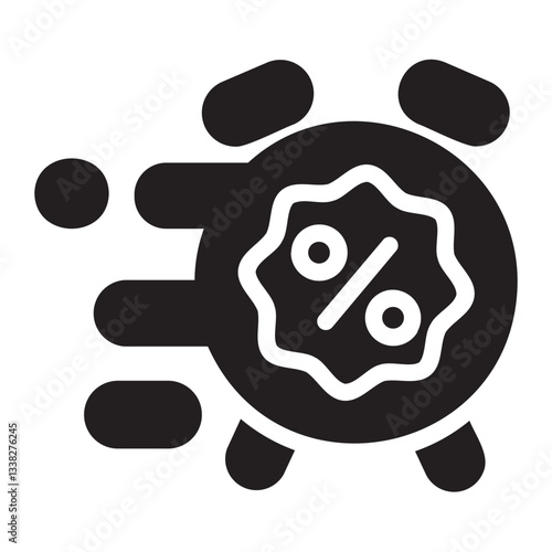 sale time glyph icon