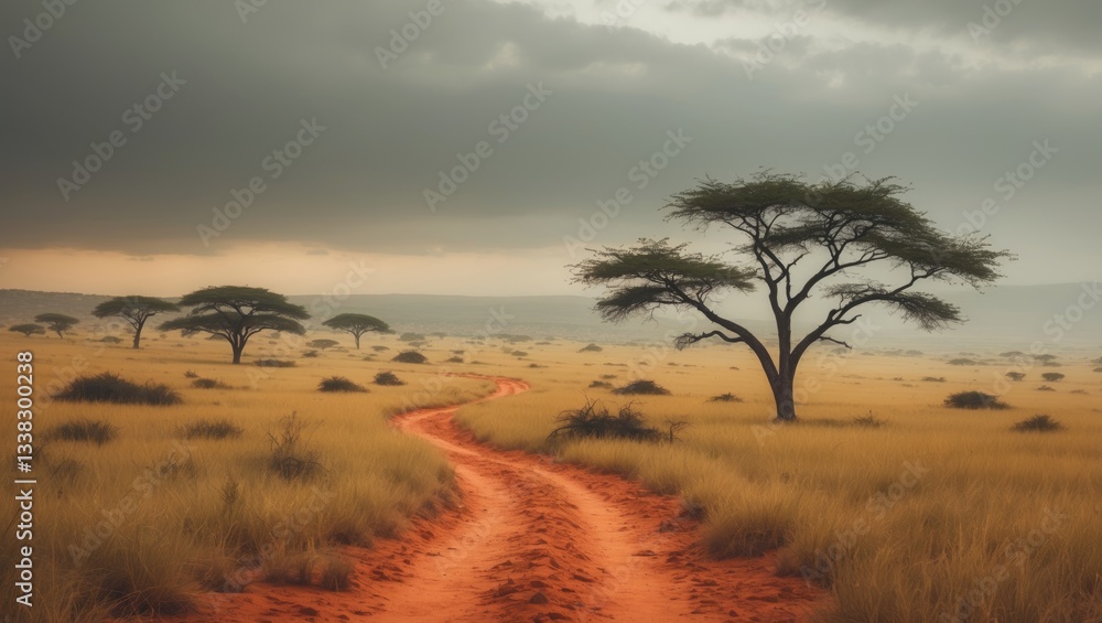 Obraz premium Landscape prior to a storm