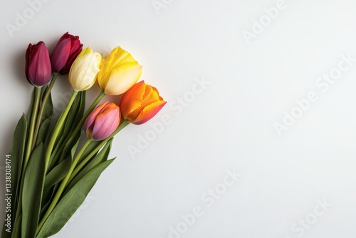 Vibrant tulips for a spring feel, by AI