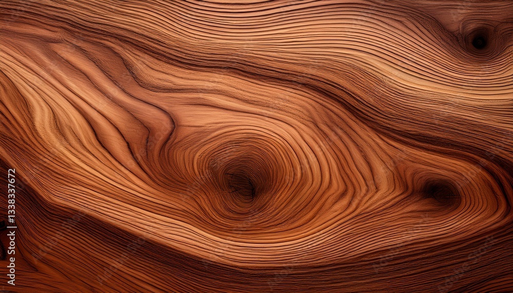 Obraz premium Seamless wood grain texture with natural warm-colored rings. Rustic, authentic, and organic surface, perfect for backgrounds, design, and nature-inspired projects.