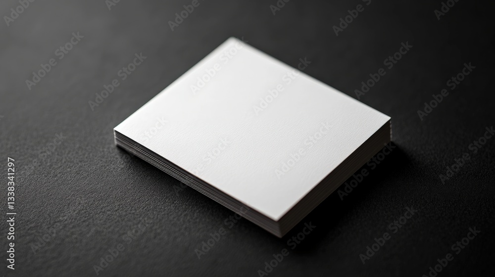 Blank Business Cards Ready for Customization on a Dark Background Blank Business Cards Ready for Customization on a Dark Background