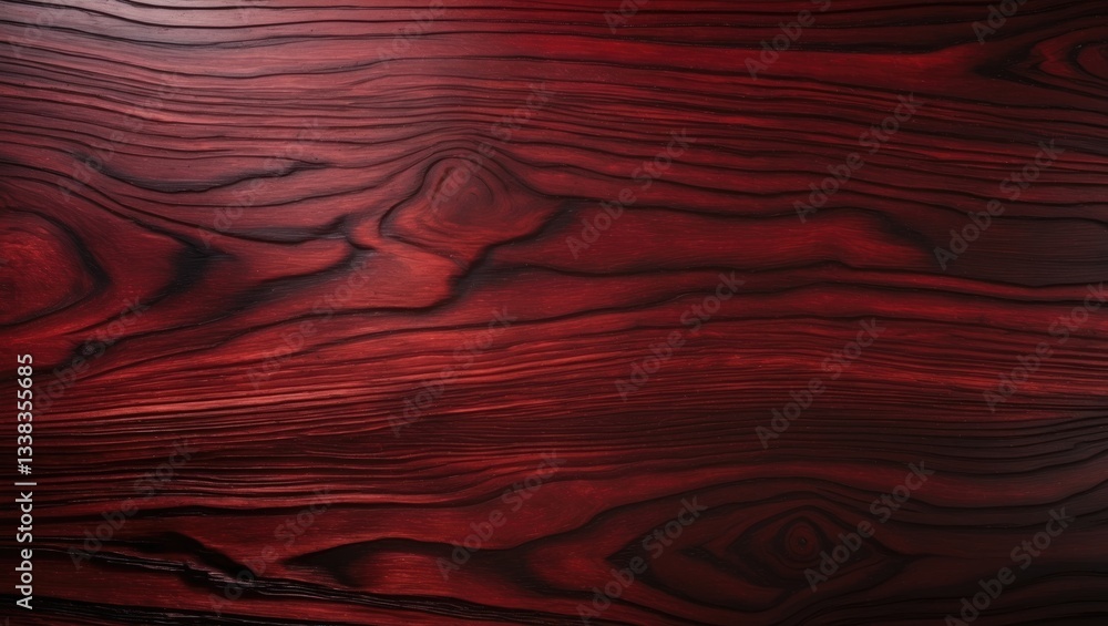 Obraz premium Polished Wood Surface, Red, Brown