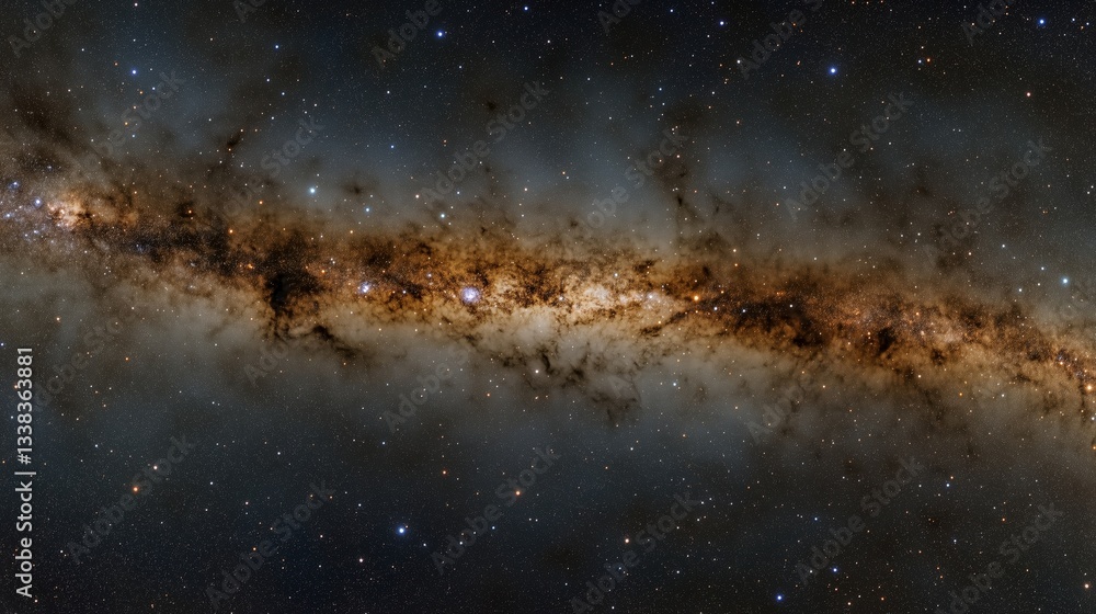 Sky with a clear view of the Milky Way galaxy Sky with a clear view of the Milky Way galaxy