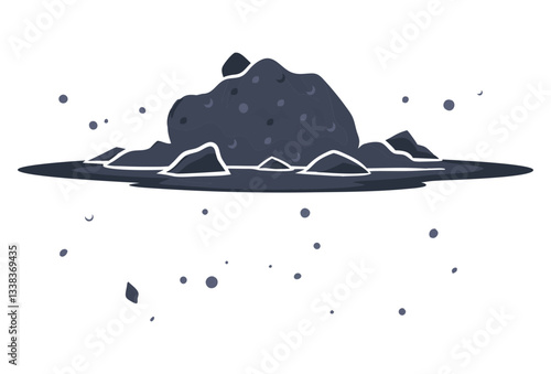 Ashes Concept Illustration Stylish and Beautiful