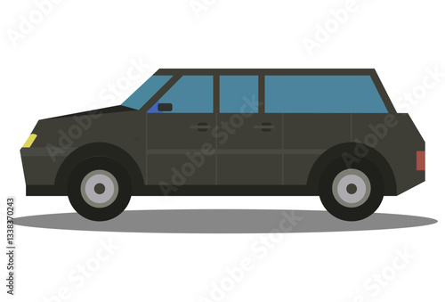 Hearse Concept Illustration Stylish and Beautiful