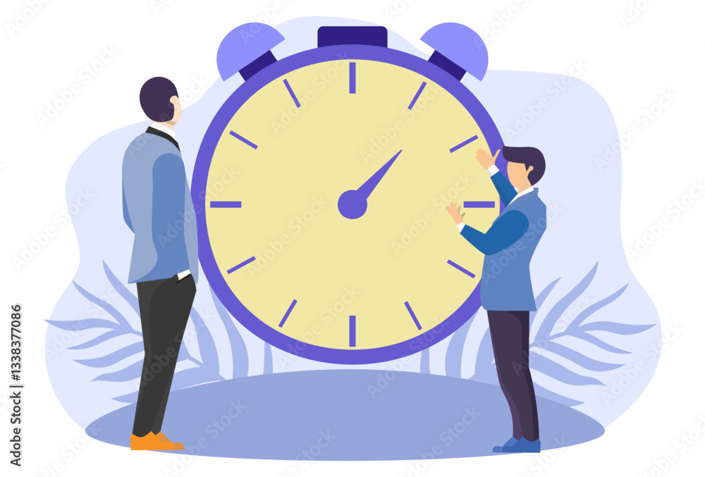 Time Concept Illustration Stylish and Beautiful Time Concept Illustration Stylish and Beautiful