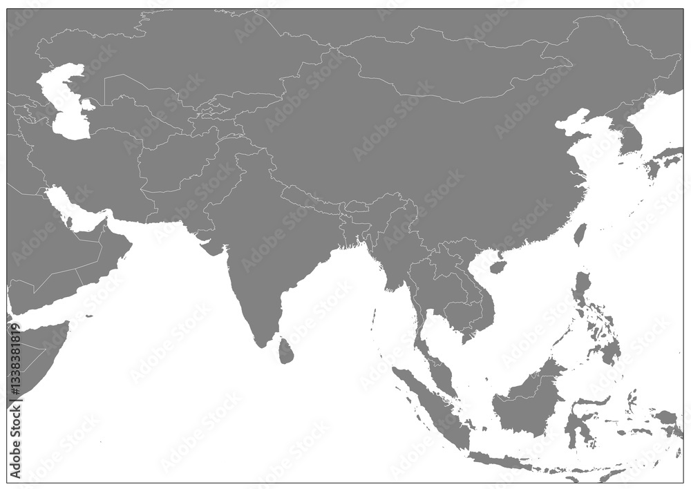Fototapeta premium world map atlas countrie borders wallpaper global