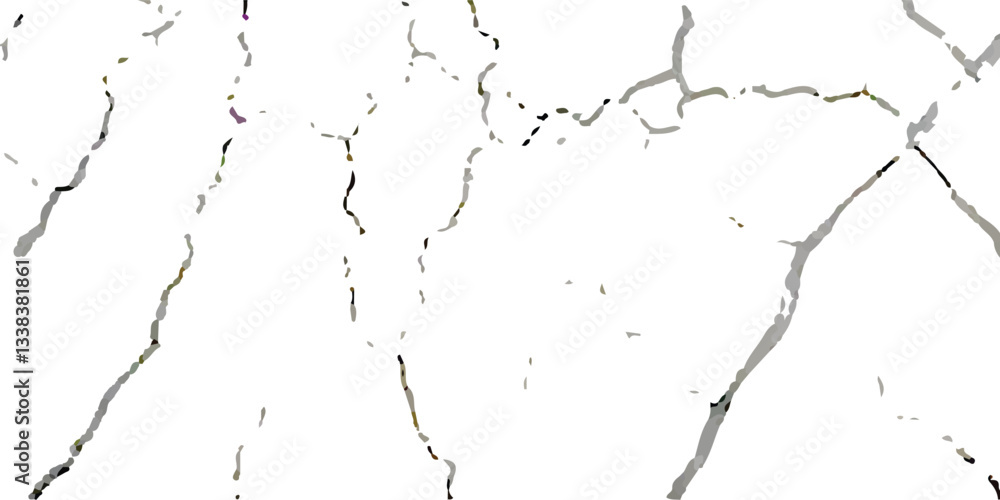 Obraz premium High-Quality Cracked Surface Textures in Monochrome Black, White, and Grey, Perfect for Depicting Earthquake Damage to Land, Walls, and Floors in Post-Disaster Scenarios 