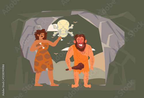Anthropology Concept Illustration Stylish and Beautiful