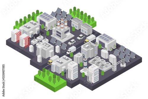 Charging station isometric