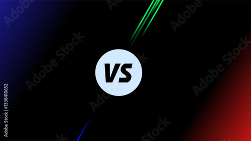 Red blue glow versus transition screen