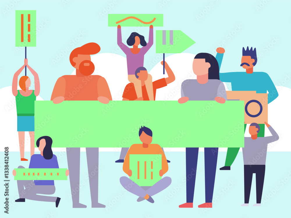 Inequality Concept Illustration Stylish and Beautiful Inequality Concept Illustration Stylish and Beautiful