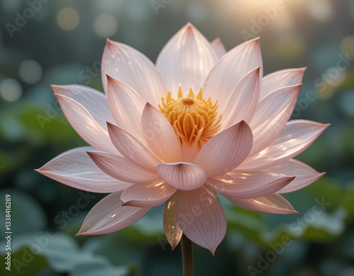 colourful lotus flowers background generating  Ai images