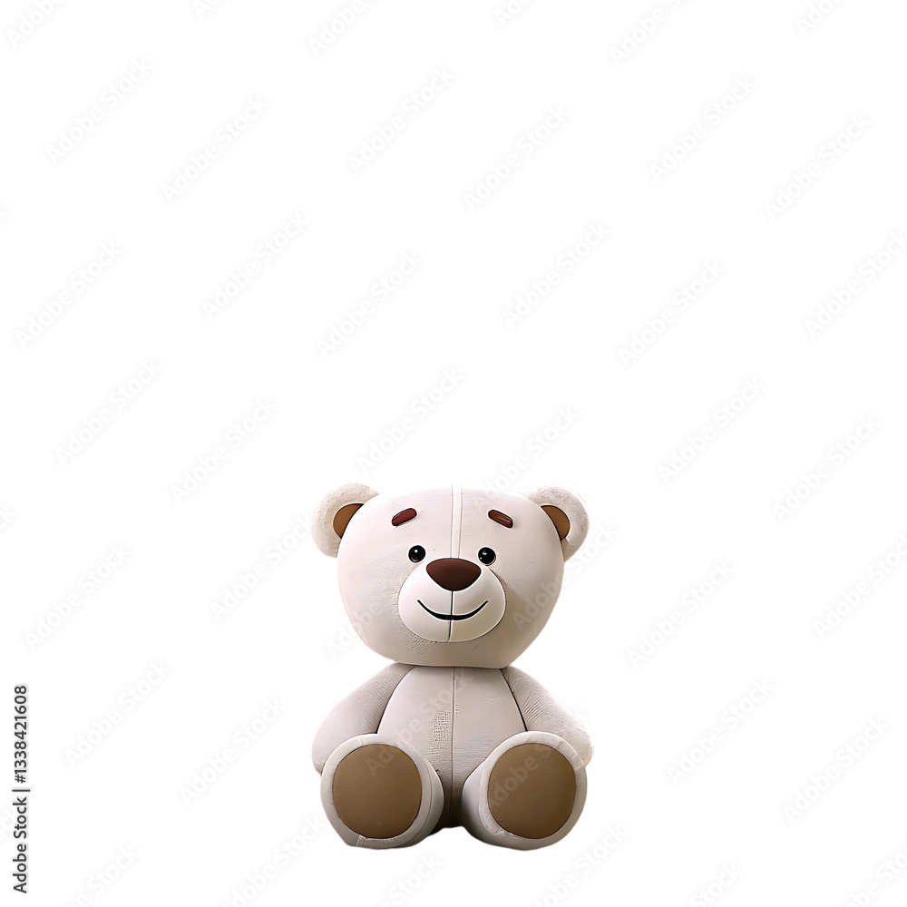 Obraz premium Adorable Plush Teddy Bear - Soft & Cuddly Stuffed Toy