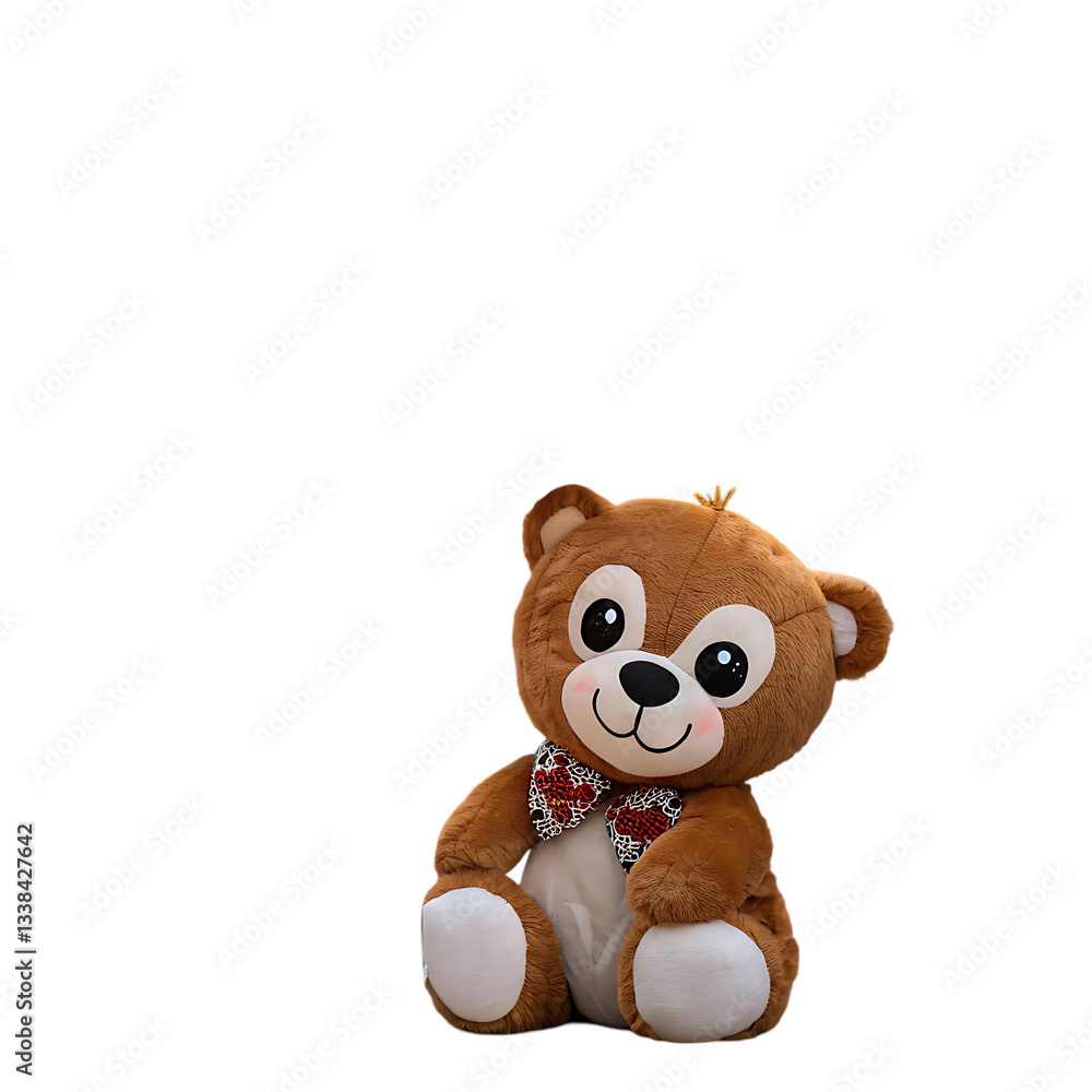 Obraz premium Adorable Plush Teddy Bear - Soft & Cuddly Stuffed Toy
