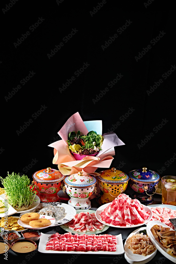High-end hot pot meal combination High-end hot pot meal combination