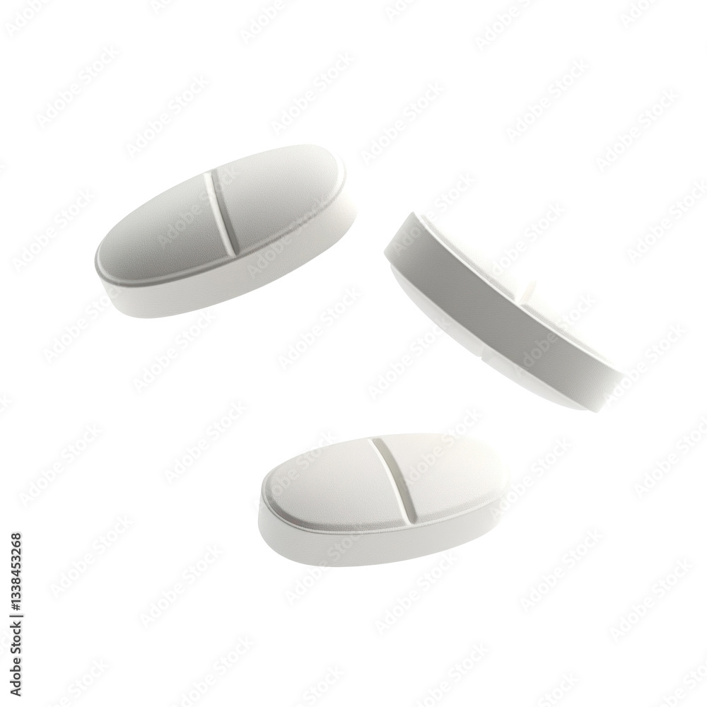 Three white pills Three white pills
