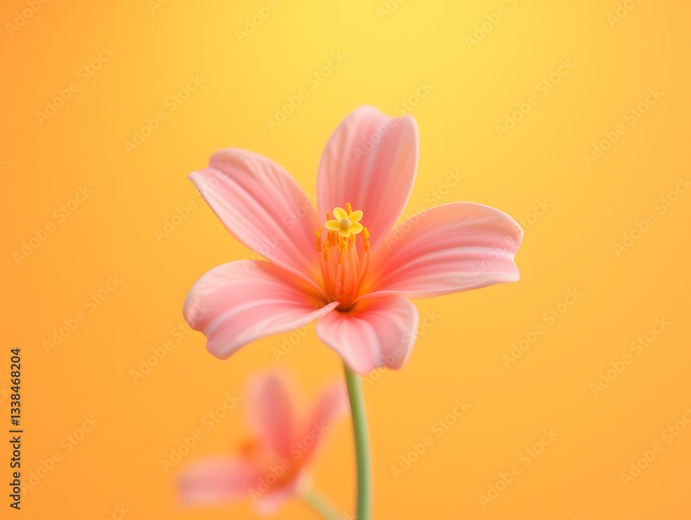 Obraz premium Colorful flower graphic poster PPT background, abstract flower computer wallpaper background