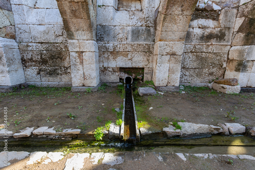 Photographs from the excavations of the Ancient City of Smyrna Agora.