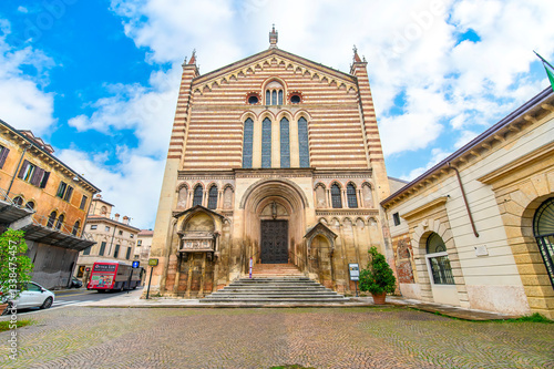 The church of San Fermo Maggiore in Verona, Italy