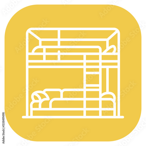 Loft Bed Icon