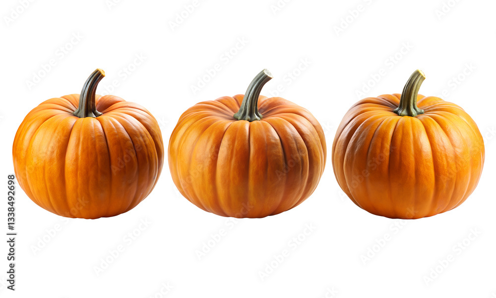Set of Pumpkins, Collection of pumpkins isolated Set of Pumpkins, Collection of pumpkins isolated