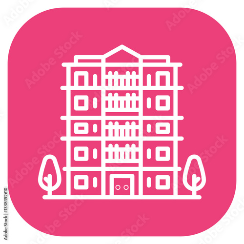 Apartment Building Icon
