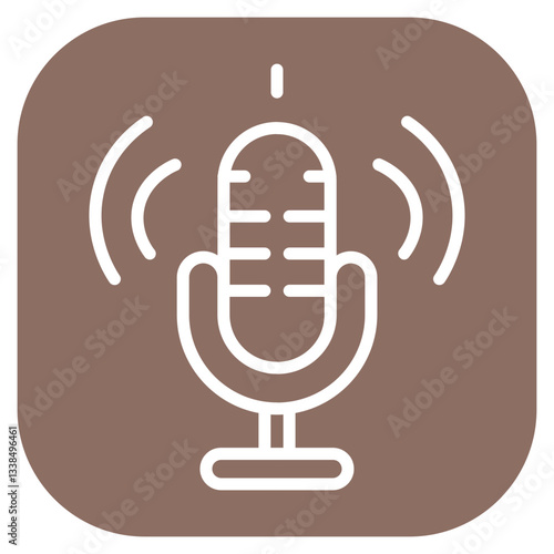 Dubbing Vector Icon
