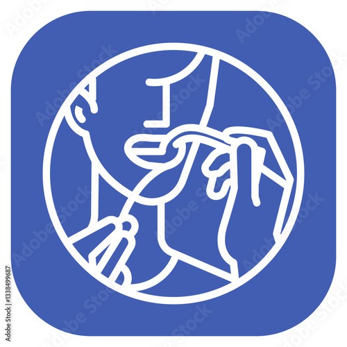 Flossing Technique Icon