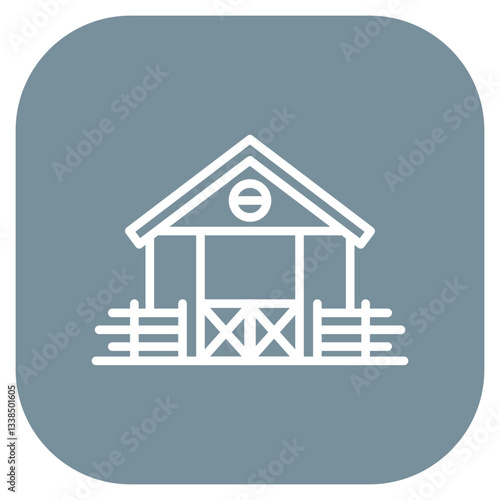 Stable Vector Icon