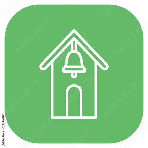 Village Bell Vector Icon
