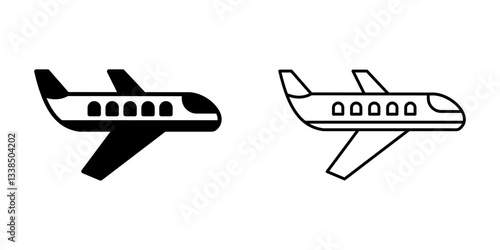 Airplane Icon – Aviation, Travel, and Flight Symbol