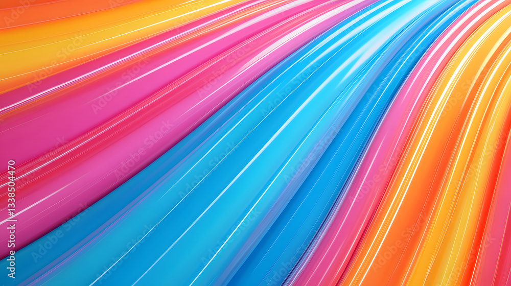 Obraz premium Particle flow tunnel space vortex, Internet science and technology creative background