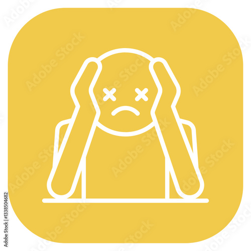 Emotional Burnout Icon