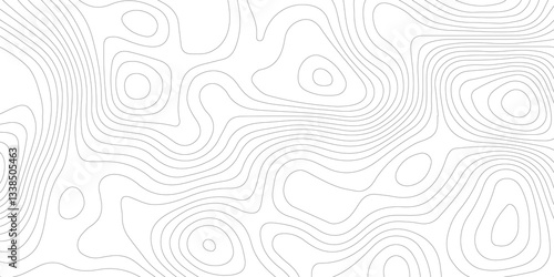 White wave paper curved reliefs abstract background. Abstract topographic contours map background. luxury topographic wavy pattern and geographic grid map design . Abstract lines background.