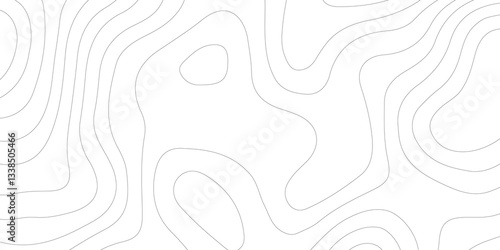  White wave paper curved reliefs abstract background. Abstract topographic contours map background. luxury topographic wavy pattern and geographic grid map design . Abstract lines background.